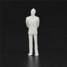 1:50 Figuras Brancas Modelo Arquitetônico Escala Humana Modelo HO Povos de Plástico, 40 Peças