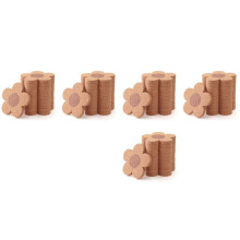 60PCS Cute Coasters for Drinks,Absorbent&Reusable Coaster Set 4Inch Cork Flower Shape Coasters for Coffee,Tea Cup Mat