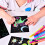 Είδη Διπλής Όψης Magic DIY Art, Δώρα για Παιδικά Γενέθλια & Γιορτές, 9 Φύλλα Χαρτί Ξυστό, 3