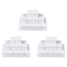Cubos de Acrílico Branco de 16 MM Dados em Branco para Jogos de Tabuleiro, Ensino de Contagem de Matemática, Números de Alfabeto para Fazer Dados