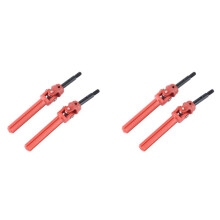 4Pcs Nylon Rear Drive Shaft Transmission CVD for 1/10 Slash Rustler 4X4 VXL HQ727 Remo RC Car Upgrade Parts