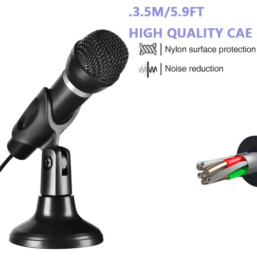 Μικρόφωνο Plug-and-Play, παρακολούθηση μηδενικής καθυστέρησης με ενσωματωμένη υποδοχή 2