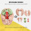 2X Human Brain,Life Size Human Brain Anatomy Model with Display Base, for Science Classroom Study & Teaching Display B 3