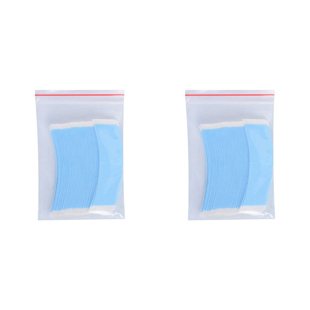 Unisex 72Pc/Lot Strong Wig Tape Strips Fixed Hair Adhesive Extension Double Tape Waterproof And Sweat For Toupee Lace Wigs Film
