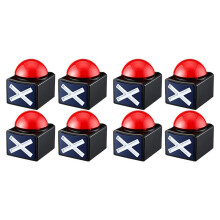 8PCS Game Answer Buzzer,Game Buzzer Alarm Sound Button with Light Trivia Quiz Got Talent Buzzer Game Toy for Kids