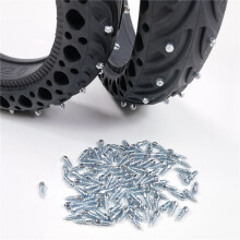 200Pcs Spikes for Tires Universal Scooter Wheel Tire Snow Spikes Studs Tires Anti-Slip Screw Stud Trim 4X9mm