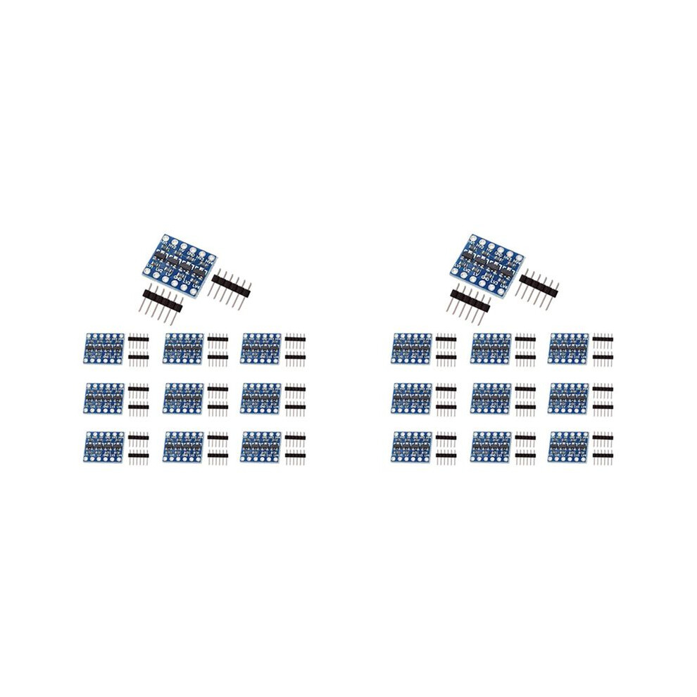 20Pcs 4 Channel Iic I2c Logic Level Converter Bi-Directional Module 3.3V To 5V Shifter For (Pack Of 10) 6031534951852