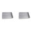 2X Battenberg Battenberg Cake Pan, Commercial Weight Anodised Aluminium, Silver A 1
