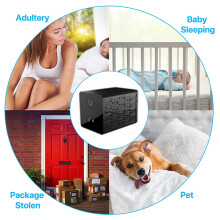 Kompakte Sicherheitskamera für den Innenbereich, kabellose WLAN-Kamera mit 2K Ultra HD-Auflösung, Nachtsicht, Bewegungserkennung, integriertem