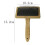 2X Macrame Brush  Weaving Comb Tool Macrame Fringe Weaving Knitting Accessories DIY Braided Open Knot 5