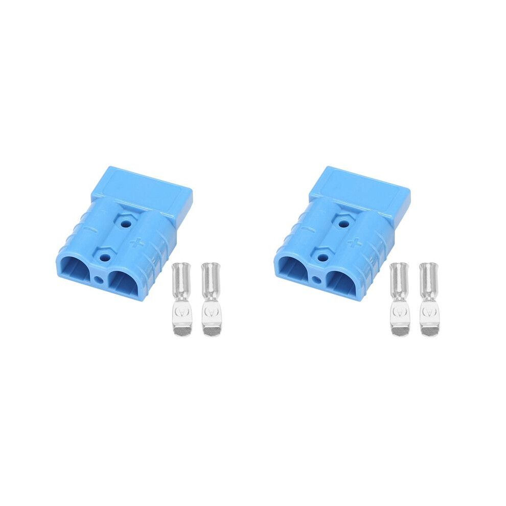 2X For Anderson Style Plug Connectors 50A 600V 6-12Awg Ac/ Power Tool For 6Awg Plated Solid Terminals Plugs 6034126766575