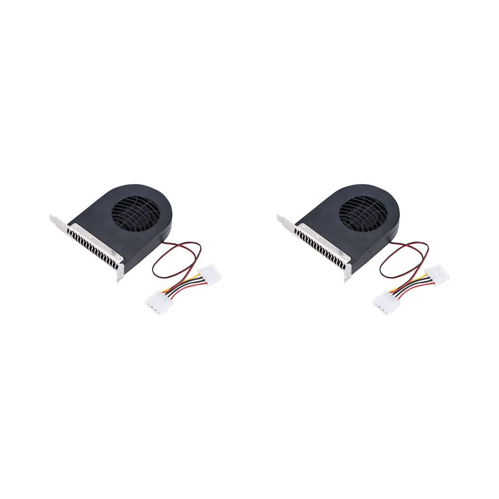 2X System Pci Slot Blower Cpu Case Cooling Fan New Cooling Fans Pci For Computer 4711042975763