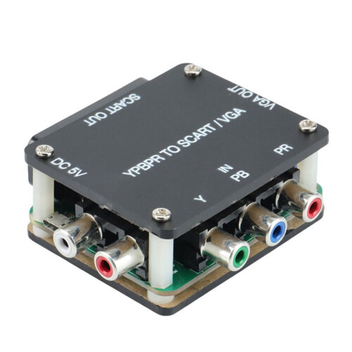 2X YUV TO RGBS YPBPR to SCART YPBPR VGA Component Transcoder Converter Game Console, RGBS to Color Difference Component 2