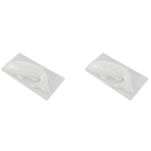 2X DIY 3D Koi Fish Carp Mold Plastic Jelly Handmade Mold Mousse Cake Pudding Chocolate Mould Baking Tool