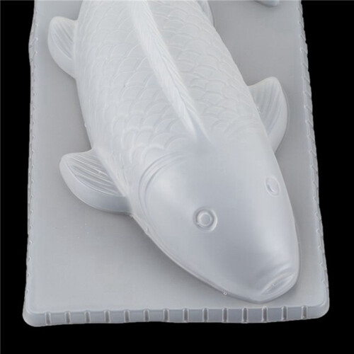 2X DIY 3D Koi Fish Carp Mold Plastic Jelly Handmade Mold Mousse Cake Pudding Chocolate Mould Baking Tool 2