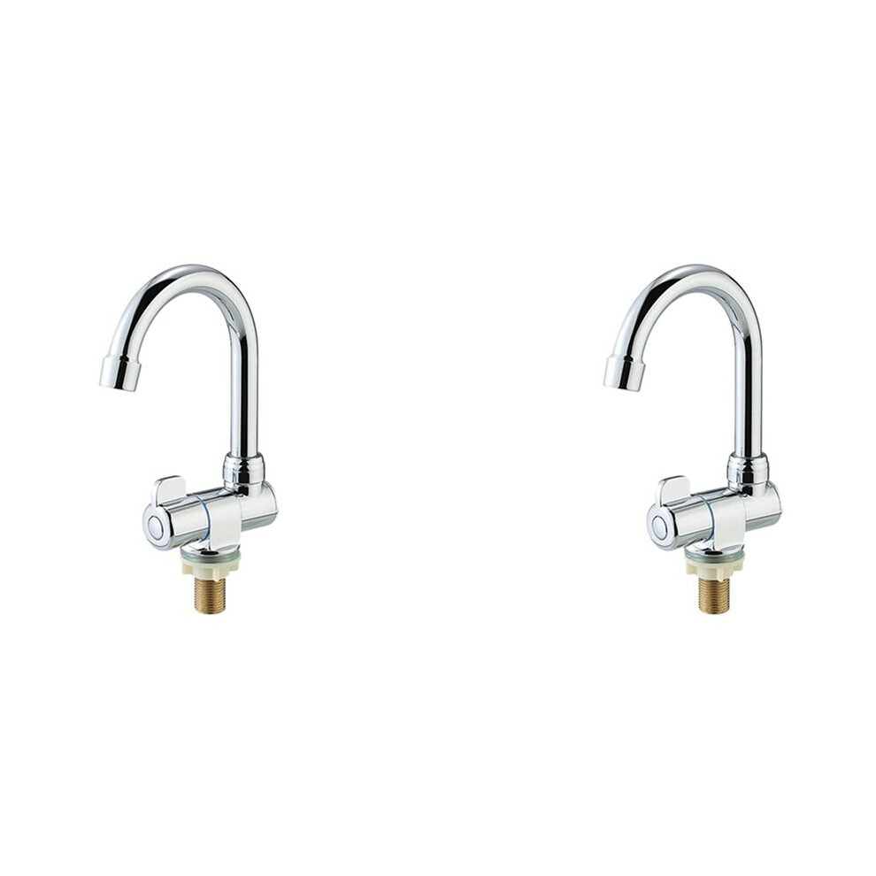 2X Rotation Copper Basin Faucet Cold Deck Kitchen Folding Caravan Bathroom Tap For Marine Boat Deck 4713529513703