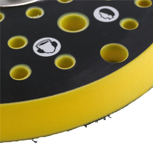 3X 150mm 5/16 Thread 52 Hole Medium Density Random Orbital Sander Hook & Loop Backing Pad Compatible with Mirka CEROS 2