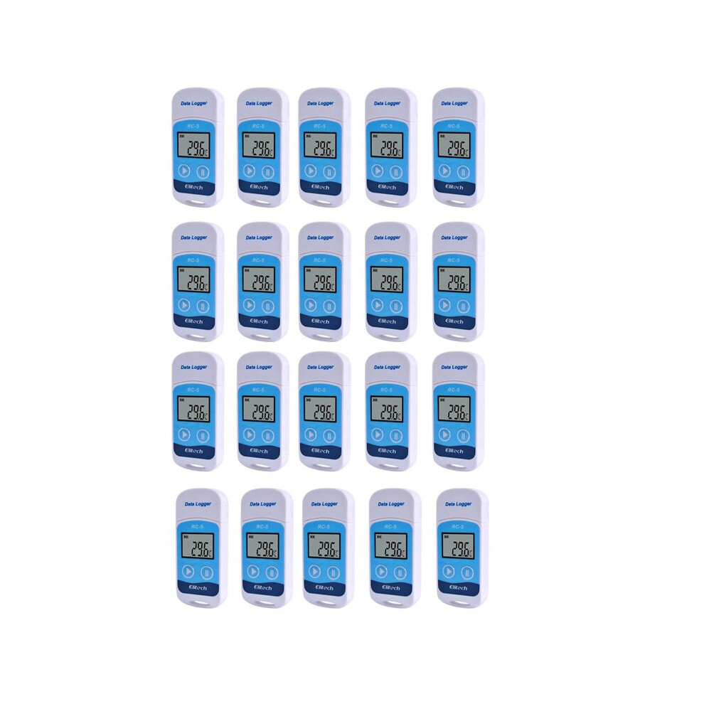 20X Elitech Rc-5 High-Precision Digital Usb Temperature Data Logger For Warehouse Storage Refrigerated Transport 6032981949560