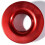 2X ANEL de RECUPERAÇÃO de ALUMÍNIO SNATCH-RING 41000Lb para Cabo de Guincho Sintético de 3/8 1/2 Polegadas VERMELHO 5