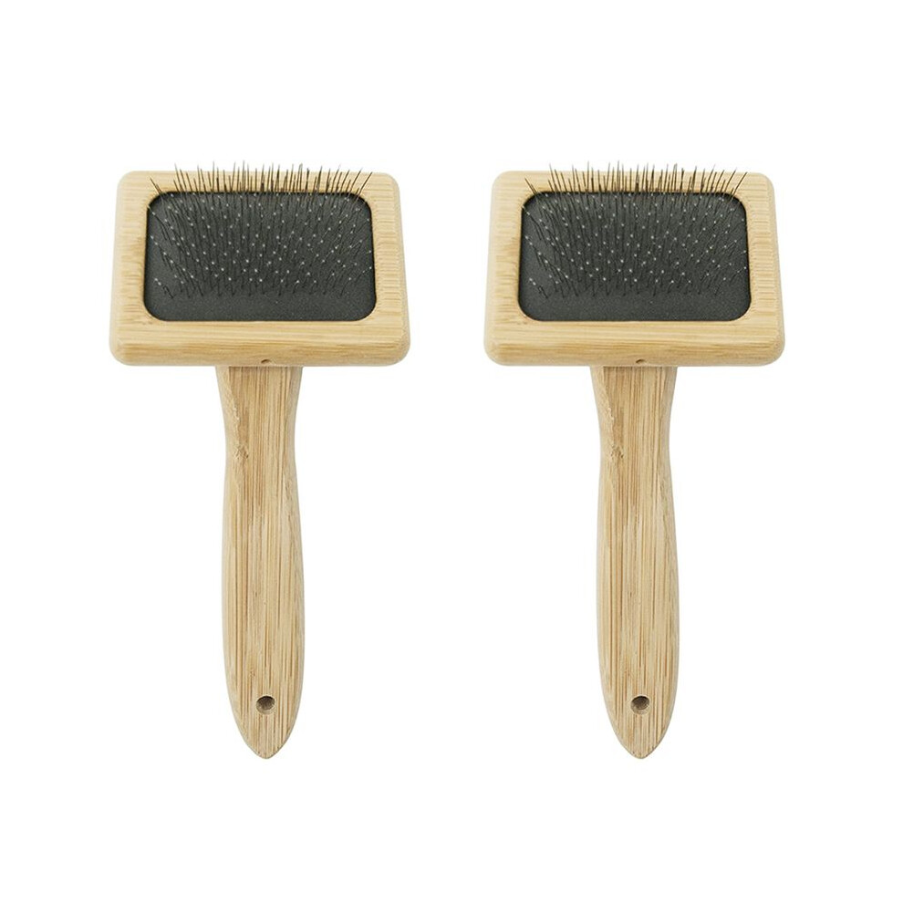 2X Weaving Comb Macrame Slicker Brush Cotton Rope Open Knot Comb Knitting Accessories Diy Braided 6033506231016