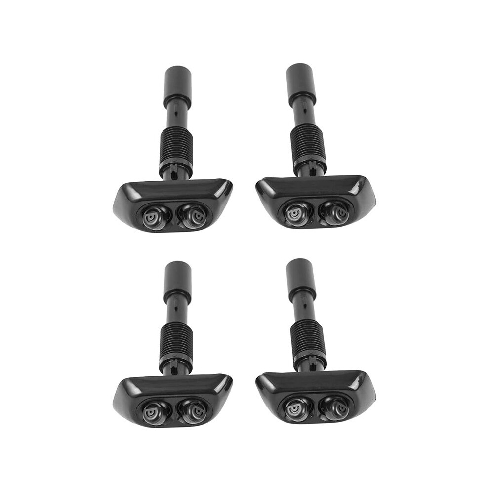 Black 4X Front Headlight Washer Nozzle 61678370559 61678370560 For - E38 7 Series 725 728 730 735 740 750 1994-2001
