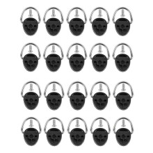 20-PACK Metal Tie-Down Anchors D-Ring Buckle for Jimny JB64 JB74W 2019 2020 2021 Trunk Cargo Area