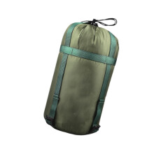 Compression Sack for Sleeping Bag 7.09 X 14.96 Inch Green for Backpacking Camping