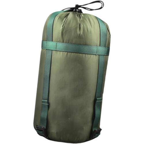 Compression Sack for Sleeping Bag 7.09 X 14.96 Inch Green for Backpacking Camping 2