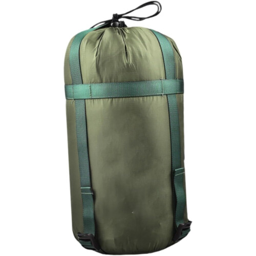 Compression Sack for Sleeping Bag 7.09 X 14.96 Inch Green for Backpacking Camping 1