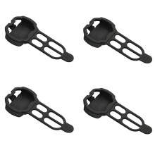 Bike Gel Skin Protective Case for Cadence Sensor, for Bryton, Magene Computer Sensor Black Cover,4Pc