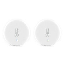 2X Tuya  ZigBee 3.0  Temperatur- und Feuchtigkeitssensor Batteriebetriebene Sicherheit mit Tuya  Life App Alexa(C)