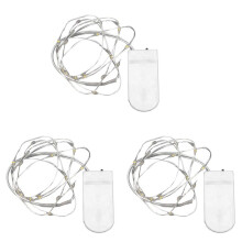 3X 1/12 Puppenhaus Miniatur LED Lichter Ketten Puppenhaus Weihnachten Baum Dekor für Festival Weihnachten Zubehör Dekoration
