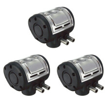3X Pulsador Pneumático L80 para MáQuina de Ordenha de Vaca em Aço Inoxidável Ordenhadora de Laticínios 50-180 Ppm Velocidade Ajustável