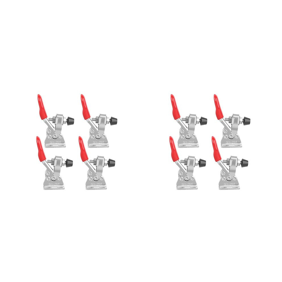 8Pcs Quick Release Toggle Clamp Gh-201 Antislip Horizontal 59Lbs Holding Capacity For Machine Operation, Woodworking 6133283661218