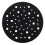 5 Pcs 150mm 5/16 Thread 52 Hole Medium Density Random Orbital Sander Hook & Loop Backing Pad Compatible with Mirka CEROS 2