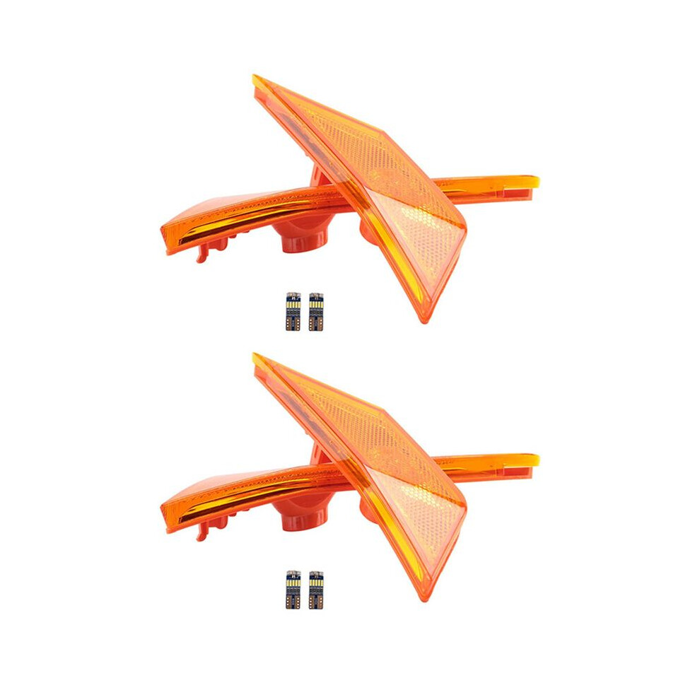 2X Side Turn Signal Side Leaf Lamp With Led Bulb For 2016-2020 34350Teth01 34300Teth01 Light 6131668810732