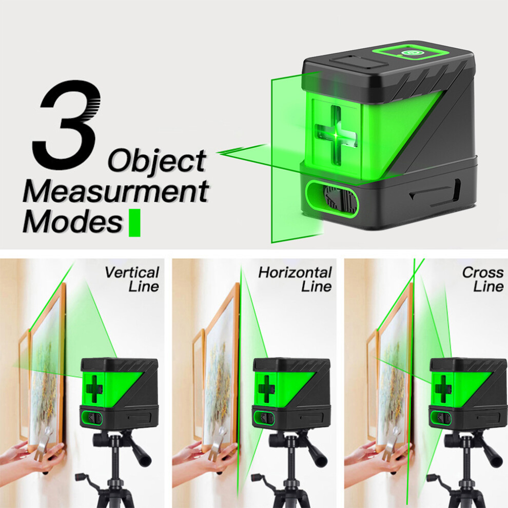 Self-Leveling Green Laser Level With Tripod & L Bracket, Ip54 Waterproof 4121381463089