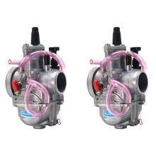 2X, 28mm OKO PWK 28mm Power Jet Carburetor Carb Flat Slide OKO28 for JOG DIO KR150 for