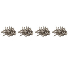 120Pcs Pickguard Screw for Strat/Tele Electric Guitar Bass Silver