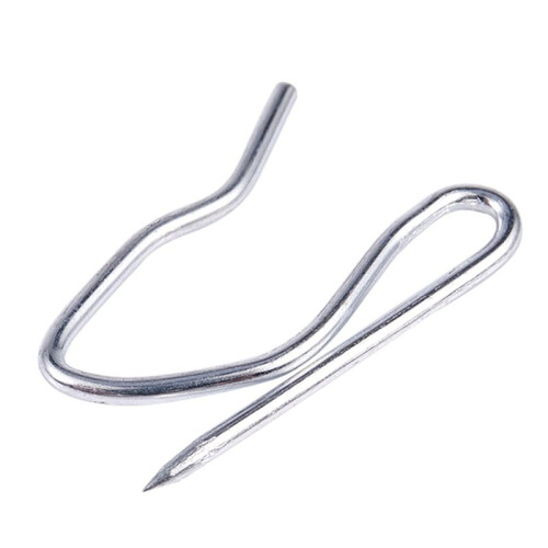 20Pcs Curtain Drapery Pin Hooks - Silvery 2