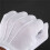 4 Pair Protective Anti-Slip White Cotton Work Driving Gloves 7