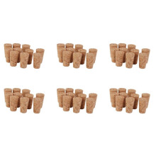 60 Stück Konische Korken Stopper DIY Handwerk Kunst Modell Bau 22 x 17 x 35mm