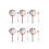 6X Kids Percussion Lollipop Drum, 6Inch 1