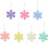90Pcs Random Color Plastic+Metal Flower  Wire Loop DIY Needle Threader Stitch Insertion Hand Machine Sewing Tool 2