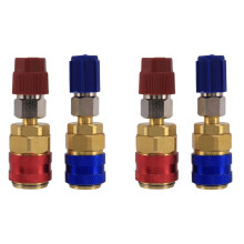 2X Hoch und Niedrig Seite Erweiterung Adapter R134A Freon Schnell Kupplung Adapter Automotive Klimaanlage Zubehör für  für