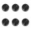 6X Black Aluminum Volume Control Amplifier Knob Wheel 1
