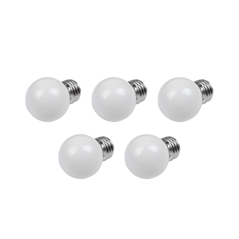 25 Pieces E27 0.5W Ac220v Incandescent Lamp Bulb Decoration Lamp White