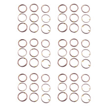 54 Rolls Bonsai Wires Anodized Aluminum Bonsai Training Wire with 3 Sizes (1.0 mm,1.5 mm,2.0 mm),Total 147 Feet (Brown)