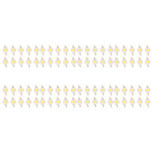 80 Pieces High Power 2 Pin 3W Warm White LED Bead Emitters 100-110Lm