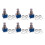6X Guitar Effects 3PDT 9-Pin Latching Stomp Pedal Footswitch Foot 1